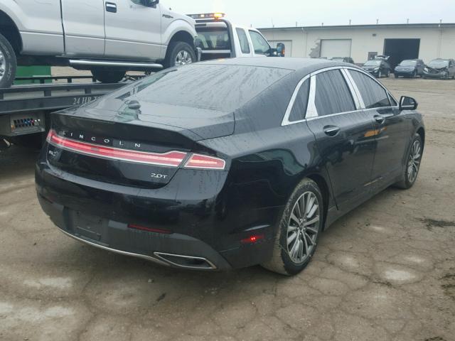 3LN6L5A95HR605389 - 2017 LINCOLN MKZ BLACK photo 4