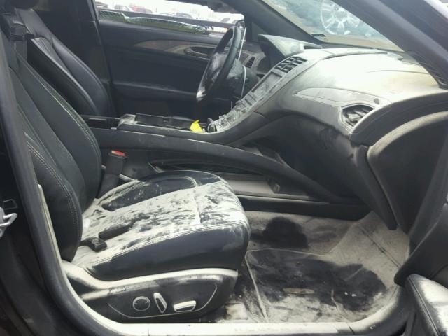 3LN6L5A95HR605389 - 2017 LINCOLN MKZ შავი ფოტო 5