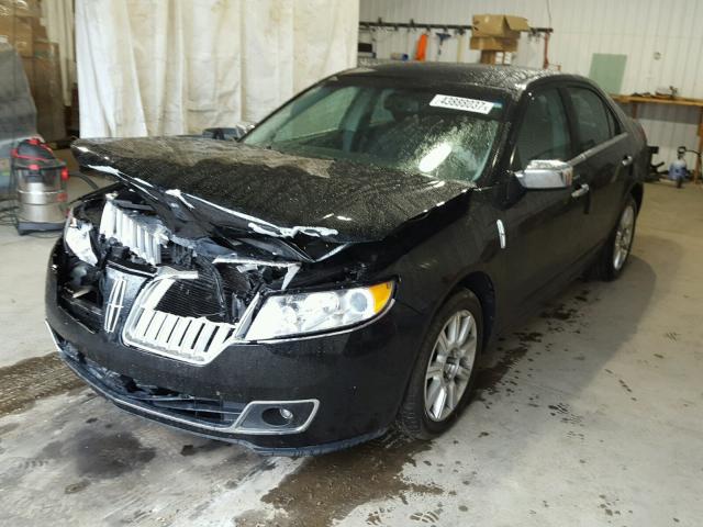 3LNHL2GC0CR809536 - 2012 LINCOLN MKZ BLACK photo 2