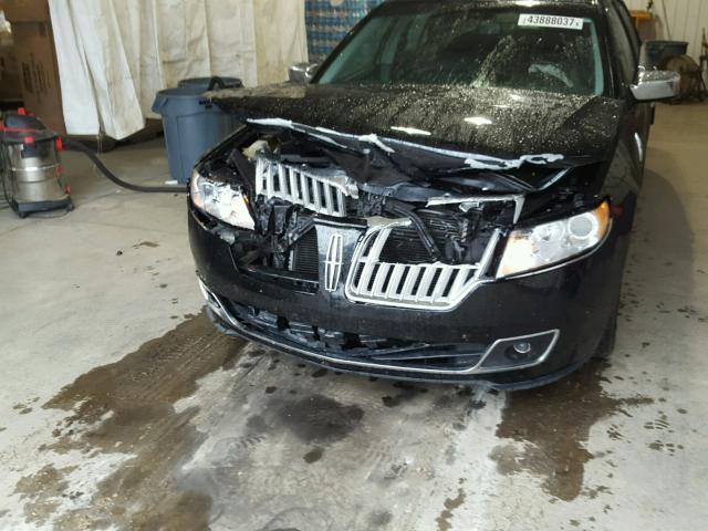 3LNHL2GC0CR809536 - 2012 LINCOLN MKZ Negro foto 9