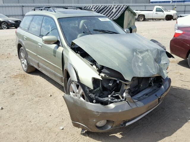 4S4BP86C854317315 - 2005 SUBARU LEGACY OUT GREEN photo 1