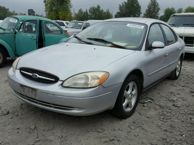 1FAFP55U9YA238665 - 2000 FORD TAURUS SES SILVER photo 2