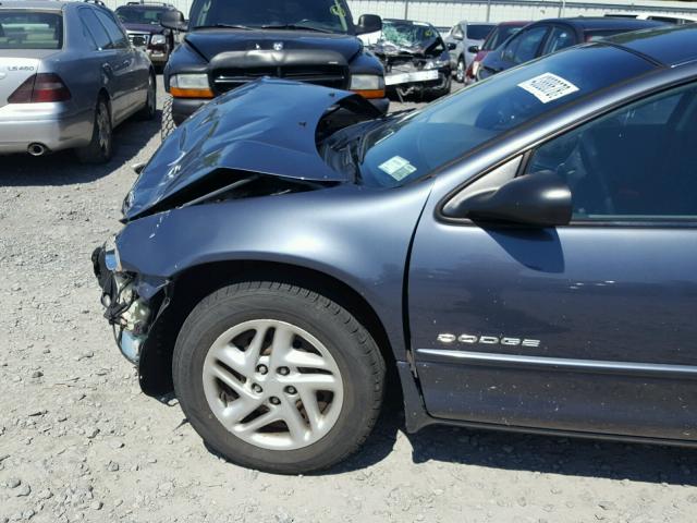 2B3HD46R61H608141 - 2001 DODGE INTREPID S ნაცრისფერი ფოტო 9