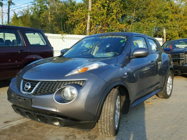 JN8AF5MV6ET361572 - 2014 NISSAN JUKE GRAY photo 2