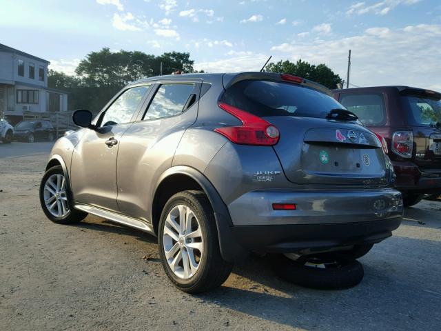 JN8AF5MV6ET361572 - 2014 NISSAN JUKE GRAY photo 3