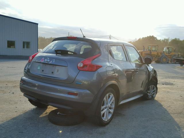 JN8AF5MV6ET361572 - 2014 NISSAN JUKE GRAY photo 4