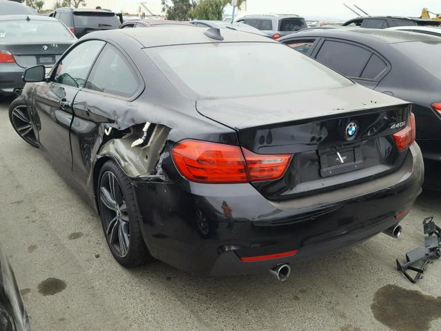 WBA4P1C58HK522236 - 2017 BMW 440I BLACK photo 3