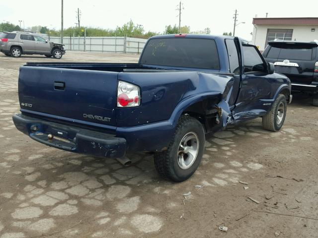 1GCCS1949WK256072 - 1998 CHEVROLET S TRUCK BLUE photo 4