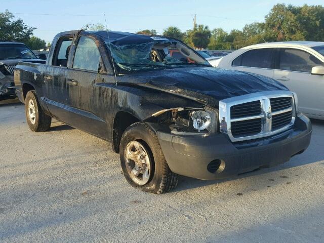 1D7HE28K45S337889 - 2005 DODGE DAKOTA QUA BLACK photo 1