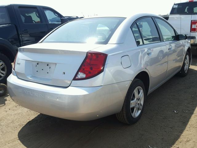1G8AJ58F16Z190655 - 2006 SATURN ION LEVEL SILVER photo 4