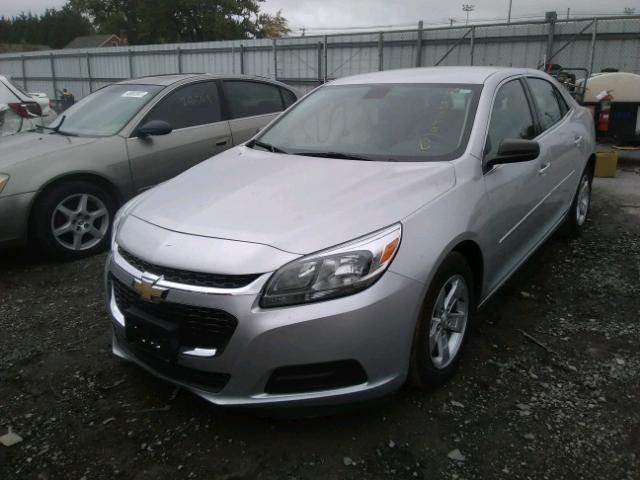 1G11B5SL6FF279617 - 2015 CHEVROLET MALIBU LS ვერცხლისფერი ფოტო 2