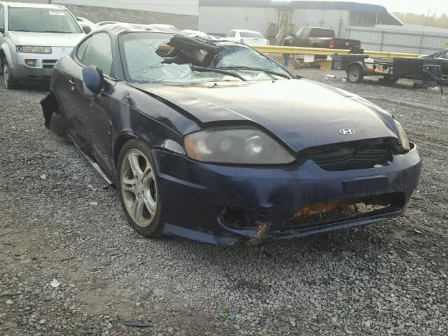 KMHHN65F86U215997 - 2006 HYUNDAI TIBURON BLUE photo 1