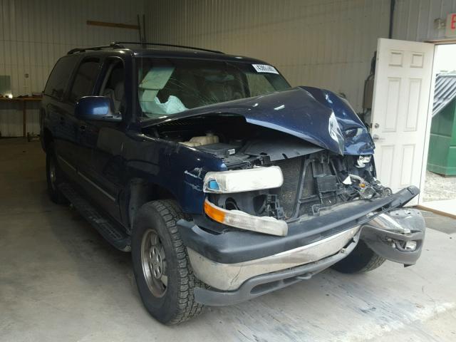 3GNFK16T01G204071 - 2001 CHEVROLET SUBURBAN K BLUE photo 1