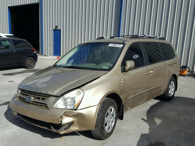 KNDMB233486255448 - 2008 KIA SEDONA EX GOLD photo 2