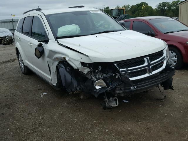 3C4PDCAB9GT186882 - 2016 DODGE JOURNEY SE WHITE photo 1