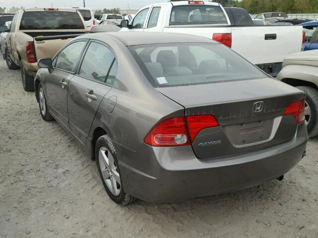 1HGFA16838L084126 - 2008 HONDA CIVIC GRAY photo 3