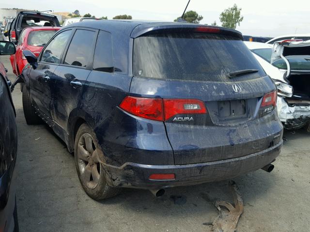 5J8TB18518A012615 - 2008 ACURA RDX TECHNO BLUE photo 3