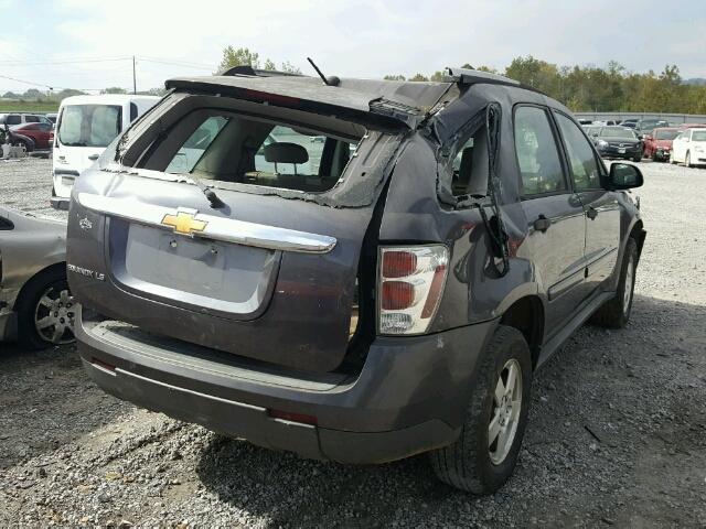 2CNDL13F276068540 - 2007 CHEVROLET EQUINOX GRAY photo 4