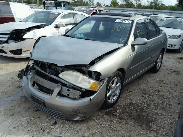 3N1BB51D01L122270 - 2001 NISSAN SENTRA SE GRAY photo 2