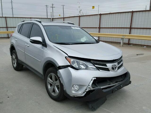 2T3WFREV4FW168388 - 2015 TOYOTA RAV4 XLE SILVER photo 1