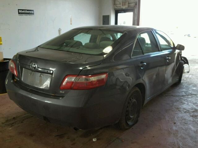 4T4BE46K89R085476 - 2009 TOYOTA CAMRY BASE GRAY photo 4