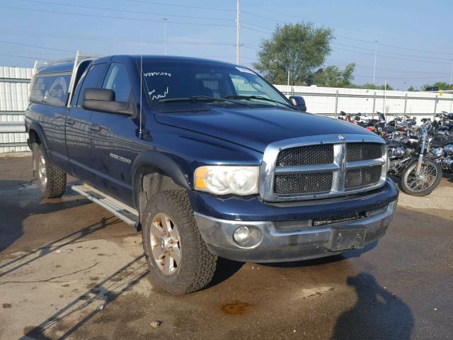 3D7KU28663G820526 - 2003 DODGE RAM 2500 S BLUE photo 1