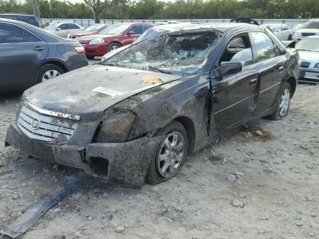 1G6DM57TX70185142 - 2007 CADILLAC CTS BLACK photo 2