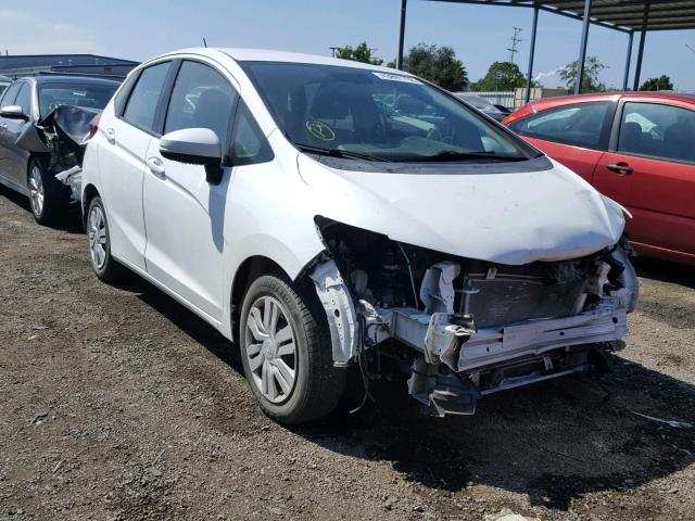 3HGGK5H59FM784174 - 2015 HONDA FIT LX WHITE photo 1