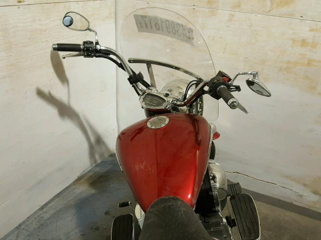 JYAVP31E9EA001187 - 2014 YAMAHA XVS1300 A RED photo 5