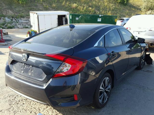 JHMFC1F72JX008913 - 2018 HONDA CIVIC EXL BLUE photo 4