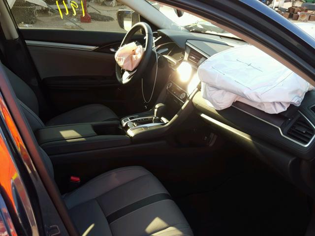 JHMFC1F72JX008913 - 2018 HONDA CIVIC EXL BLUE photo 5