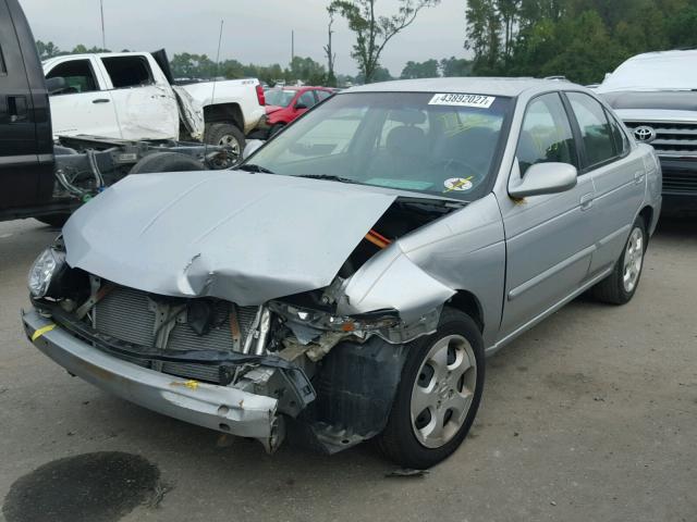 3N1CB51D84L889082 - 2004 NISSAN SENTRA SILVER photo 2