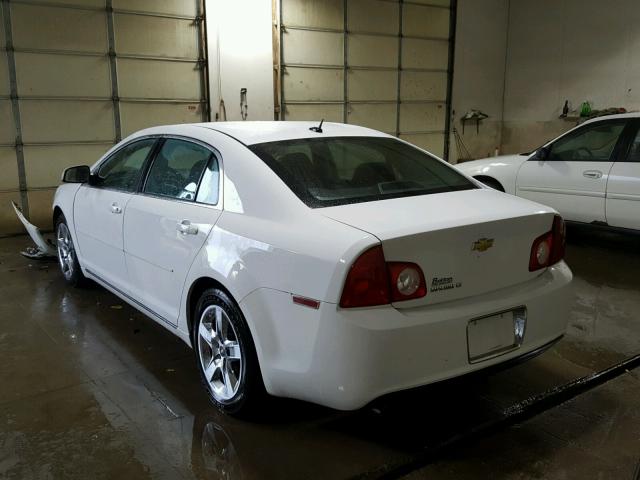 1G1ZC5EBXAF261147 - 2010 CHEVROLET MALIBU 1LT WHITE photo 3