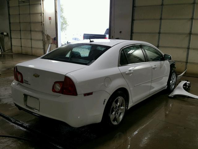 1G1ZC5EBXAF261147 - 2010 CHEVROLET MALIBU 1LT WHITE photo 4