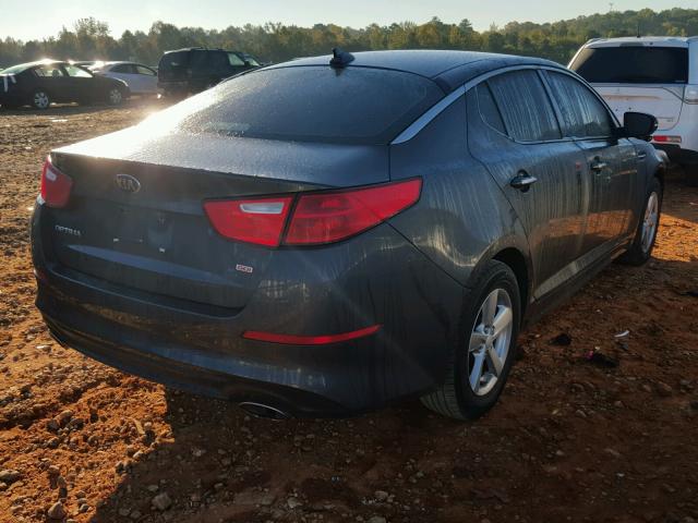 5XXGM4A72FG440069 - 2015 KIA OPTIMA LX GRAY photo 4