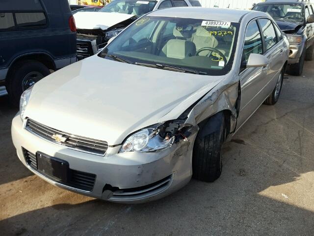 2G1WT58K689288864 - 2008 CHEVROLET IMPALA LT BEIGE photo 2