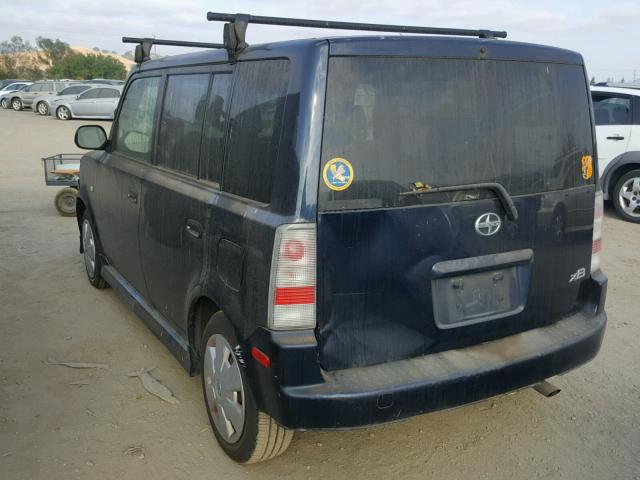 JTLKT324964033375 - 2006 SCION XB BLUE photo 3