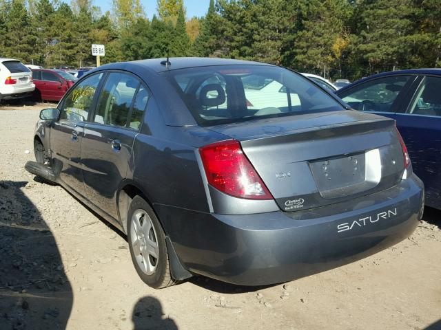 1G8AJ55F47Z205834 - 2007 SATURN ION GRAY photo 3