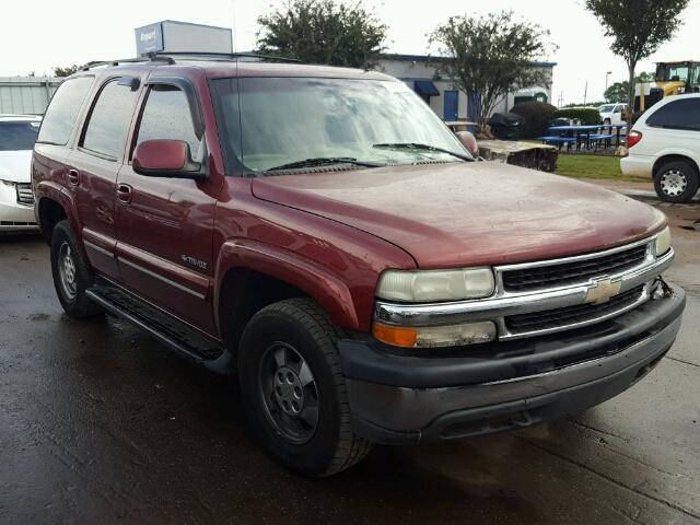 1GNEK13Z42J244349 - 2002 CHEVROLET TAHOE BURGUNDY photo 1