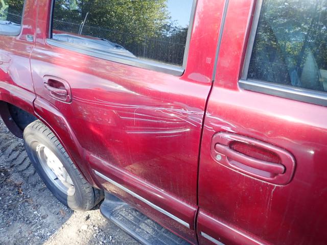 1GNEK13Z42J244349 - 2002 CHEVROLET TAHOE BURGUNDY photo 9