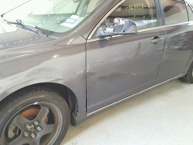 1G1ZC5E09A4162216 - 2010 CHEVROLET MALIBU 1LT CHARCOAL photo 9