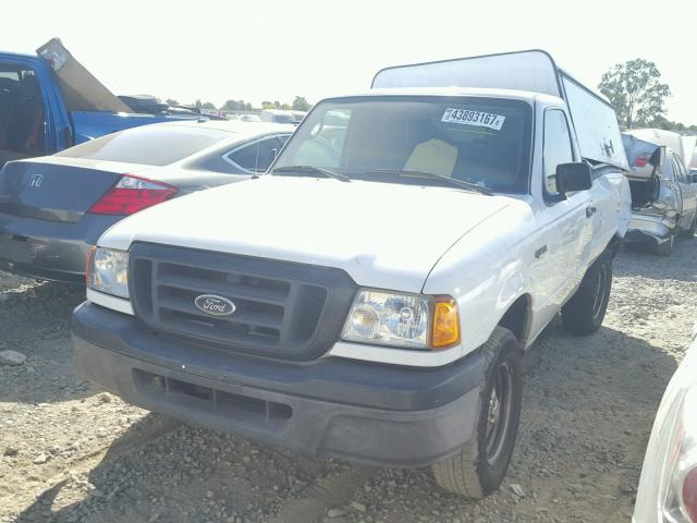 1FTYR10D54PB13344 - 2004 FORD RANGER WHITE photo 2