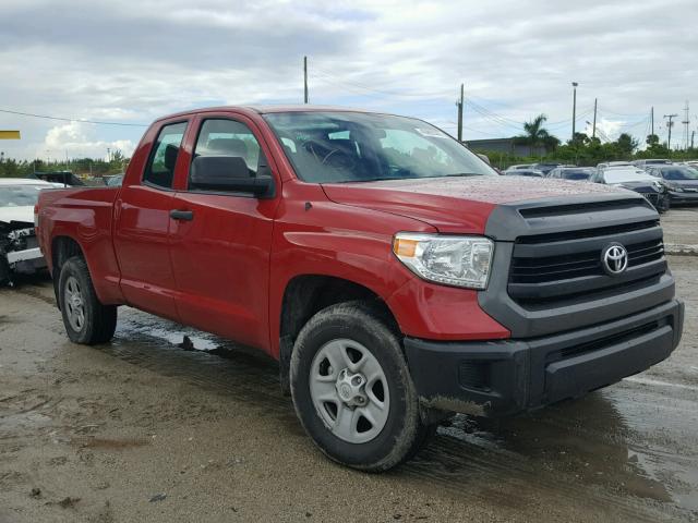 5TFRM5F19HX117765 - 2017 TOYOTA TUNDRA RED photo 1