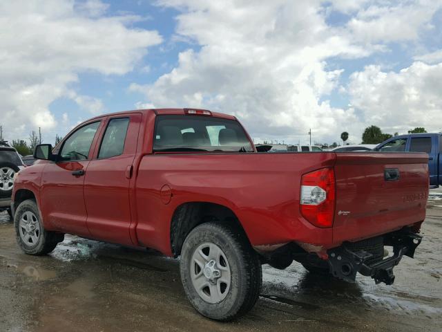 5TFRM5F19HX117765 - 2017 TOYOTA TUNDRA RED photo 3