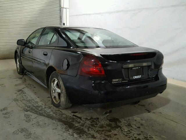 2G2WP522X41245579 - 2004 PONTIAC GRAND PRIX BLACK photo 3