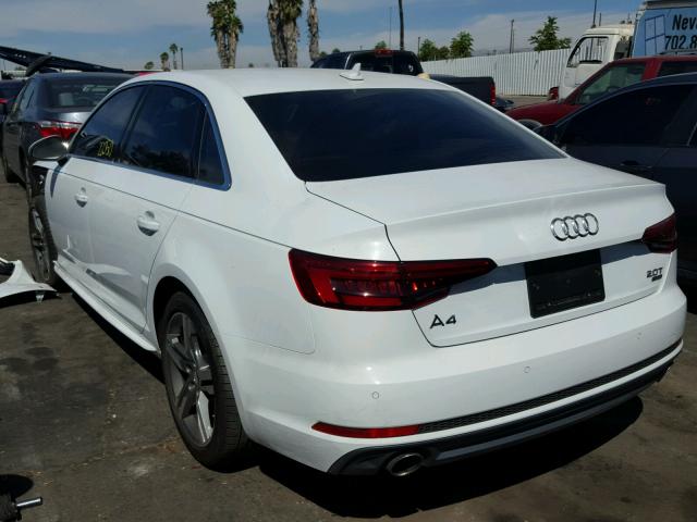 WAULMAF40HN069090 - 2017 AUDI A4 ULTRA P WHITE photo 3