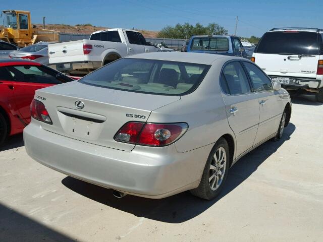 JTHBF30G830092483 - 2003 LEXUS ES 300 TAN photo 4