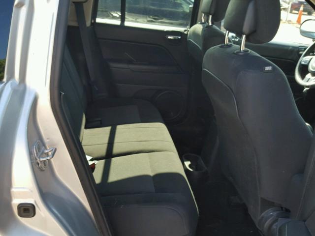 1C4NJDBB5ED588194 - 2014 JEEP COMPASS SP SILVER photo 6