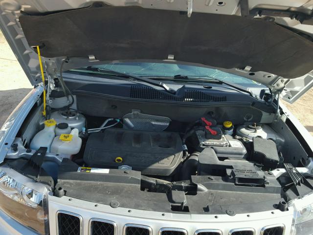 1C4NJDBB5ED588194 - 2014 JEEP COMPASS SP SILVER photo 7