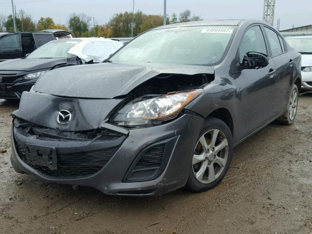 JM1BL1SFXA1251062 - 2010 MAZDA 3 GRAY photo 2